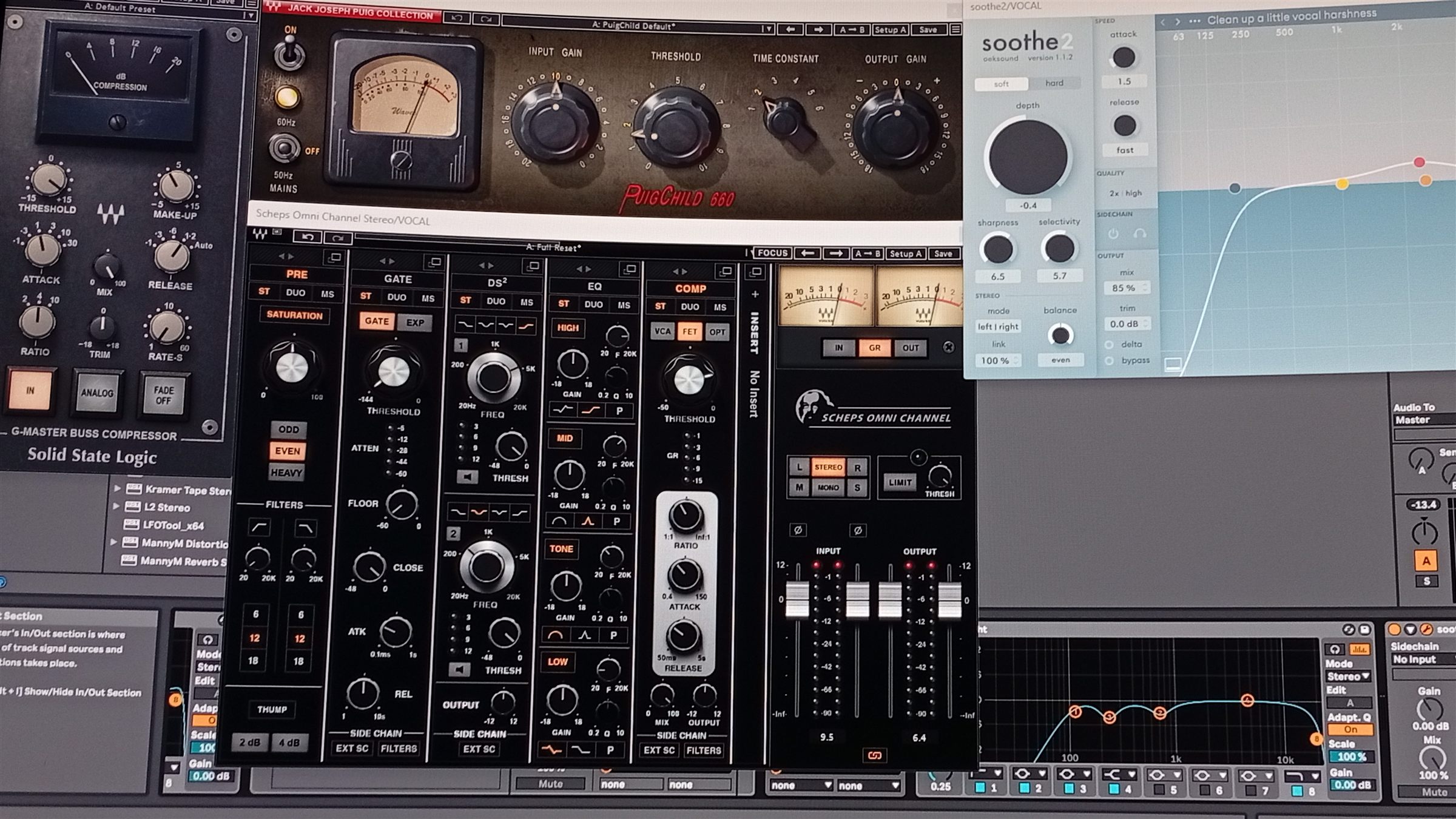 Mixing at Budokan Studio